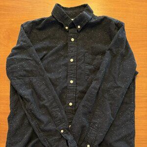 Flint and Tinder - The Architect Shirt in Navy Donegal